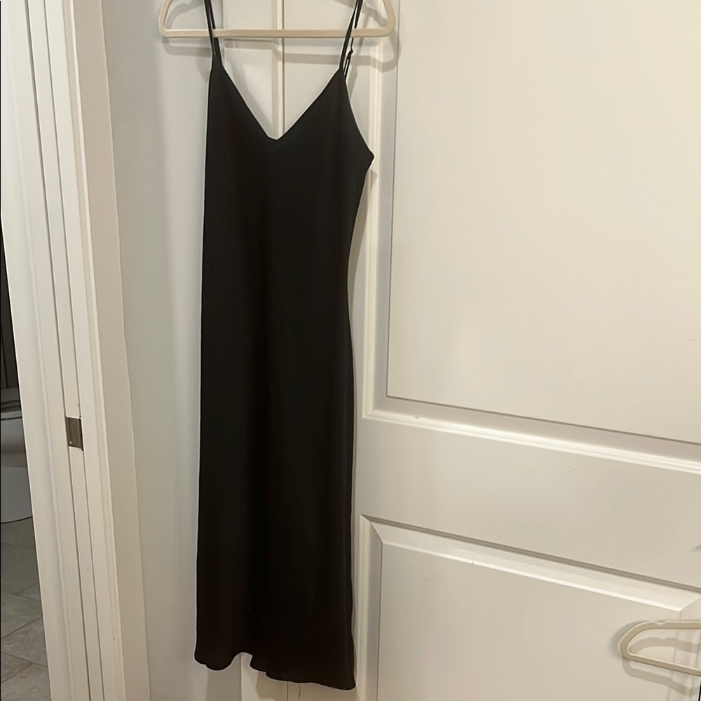 Elegant Black Slip Dress